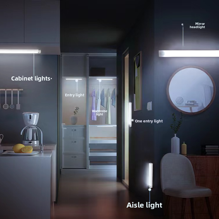 Rechargeable motion sensor night light