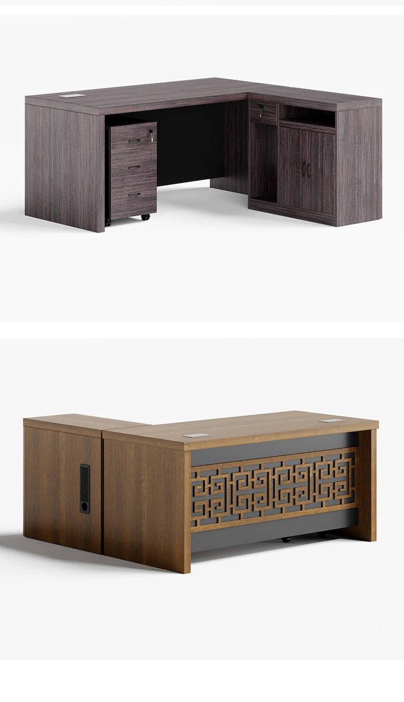 Factory Supply  Work Station Desk Office Desk Office Desk with Drawer Office Table Modern  boss office desk